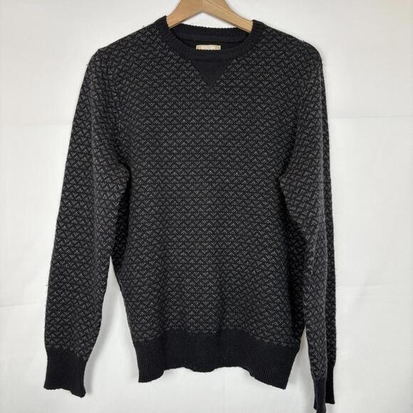 Refectory Wool Blend Grey Sweater Size: M | Academic, Elbow Pads - Picture 2 of 7
